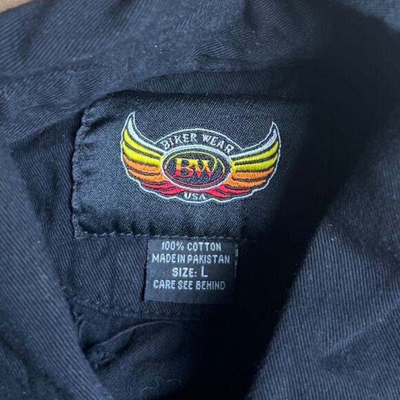 2010 Sturgis 70th Anniversary Men Button-Up Cut Off Sleeve Top Large - Picture 2 of 5